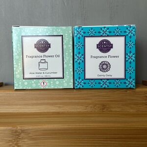 NEW Scentsy Aloe Water & Cucumber Fragrance Flower